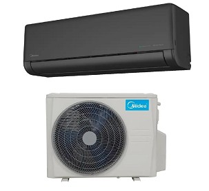 MIDEA SOL-12-BL-SP Solstice oldalfali split (R32, 3,5 kW) fekete